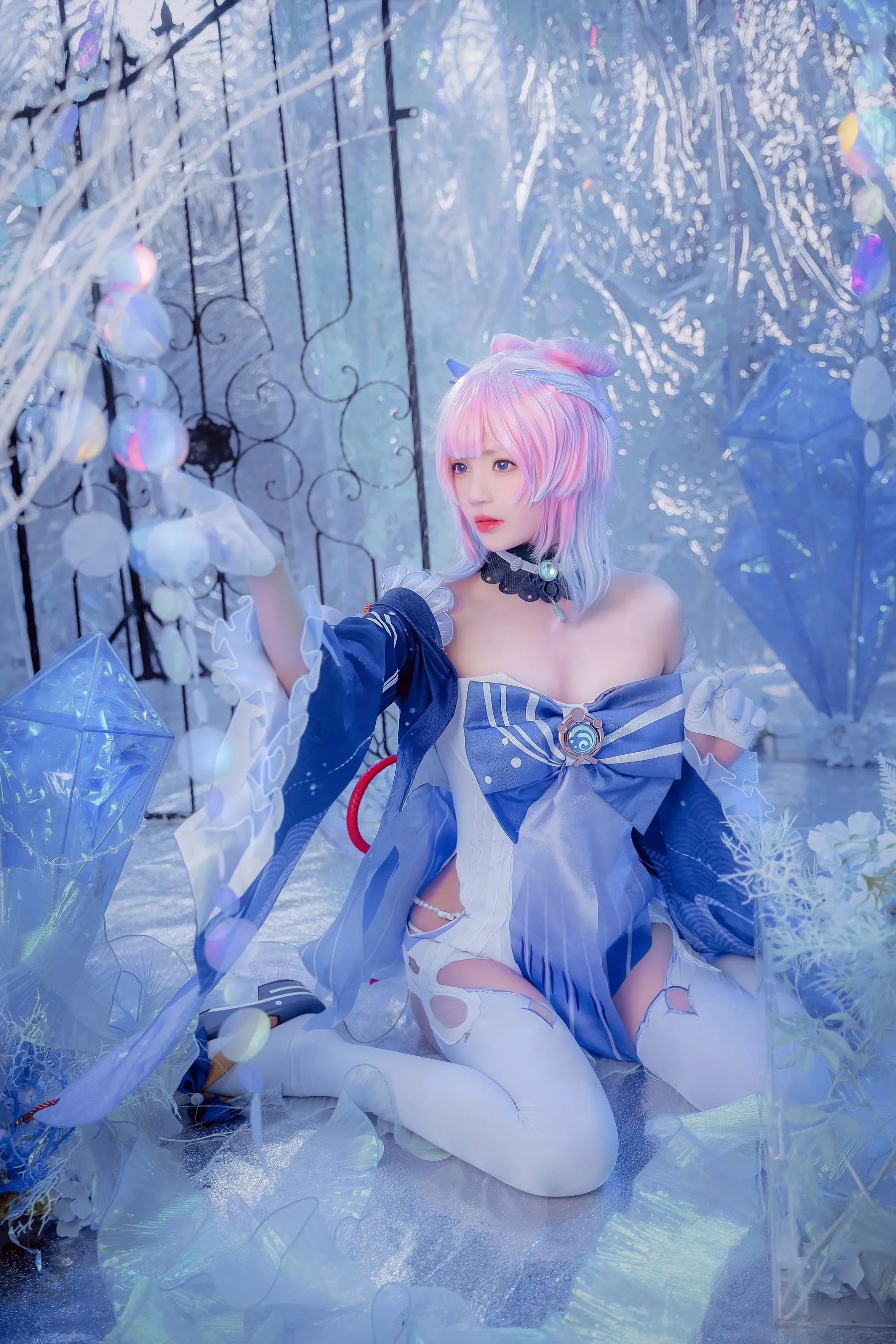 桜桃喵 –  NO.149 珊瑚宫心海 [30P]插图1